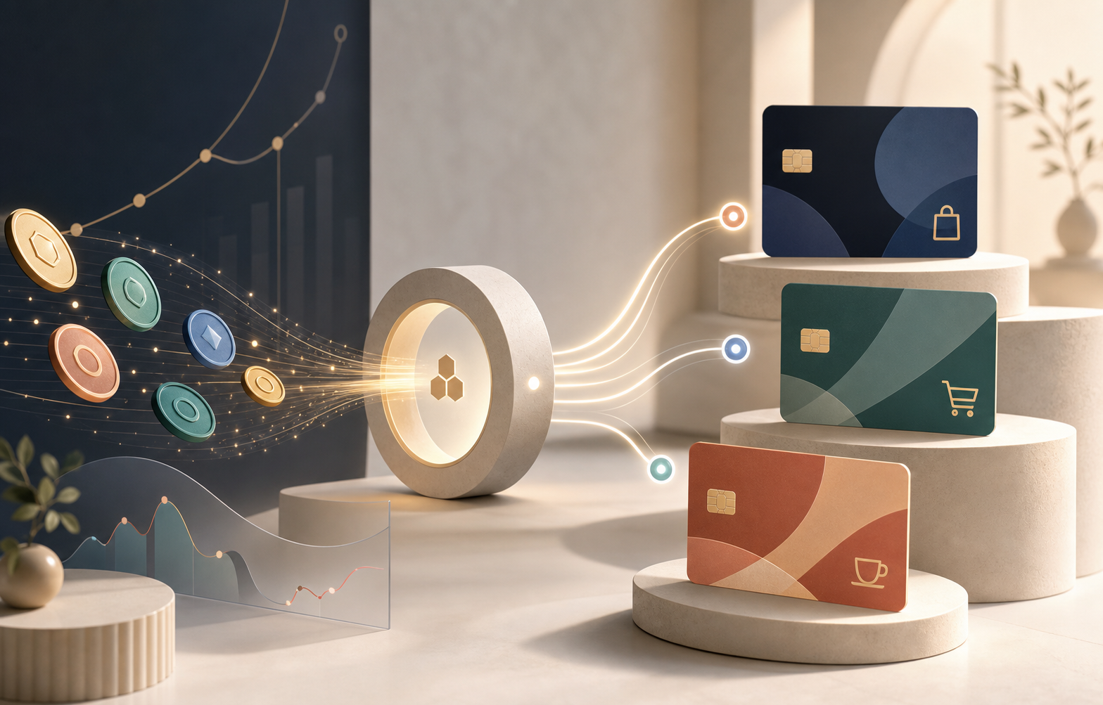 Cryptocurrency-Backed Brand Cards project illustration